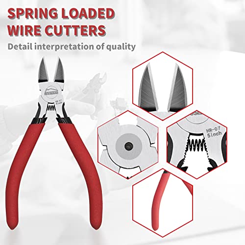 2pc Mini Wire Cutters & Needle Nose Pliers Set for 3D Print