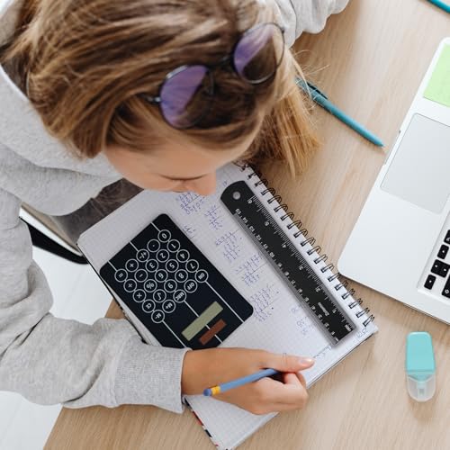 50 Pack Metal Rulers for School Kids, 6 Inch Aluminum Ruler Bulk with Centimeters, Millimeter and Inches, Laser Engraved Metric Scales- 150 mm Straight Edge for Class - size: 6 Inch, 50 Pack