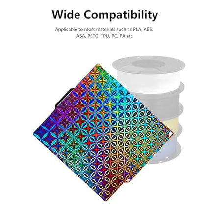 260X271MM for Centauri Carbon Build Plate F1 Sheet Double Sided Smooth Surface Board Heated Print Bed Flexible Removable Surface Platform for Elegoo Centauri Carbon/Centauri - color: Green