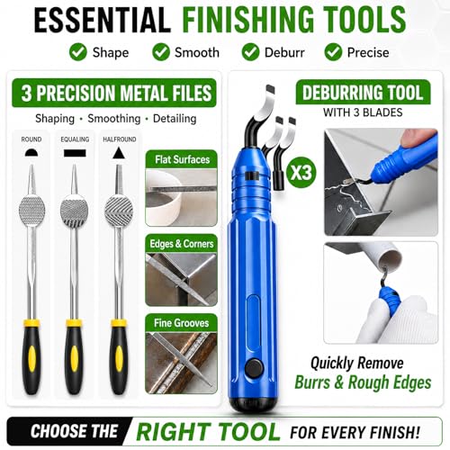 3D Printer Tools Kit, 46PCS 3D Printing Accessories for FDM SLA Resin Printers, Includes Nozzle Cleaning Kit, Print Removal Tools, Deburring Tool, Files, Flush Cutters, Pliers,Tweezers & More