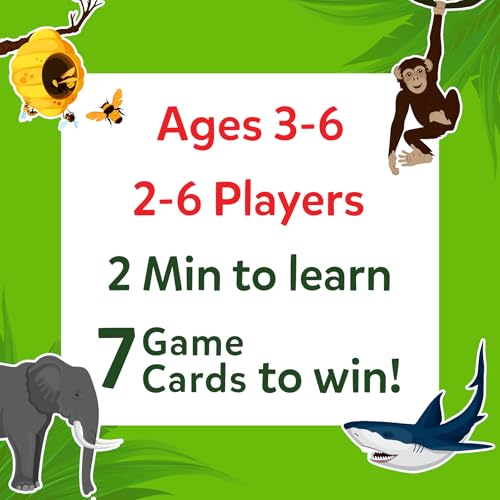Skillmatics Guess in 10 Junior – Animal Kingdom, Card Game, Gift for Kids - style: 4. Junior Animal Kingdom