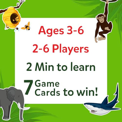 Skillmatics Guess in 10 Junior – Animal Kingdom, Card Game, Gift for Kids - style: 4. Junior Animal Kingdom
