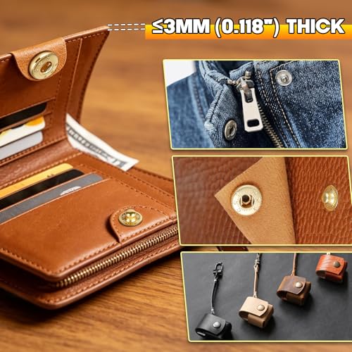 Alritz 100 Set Leather Snap Fasteners Kit 12.5mm 4 Colors with Press Pliers - style: 12.5mm+Pliers