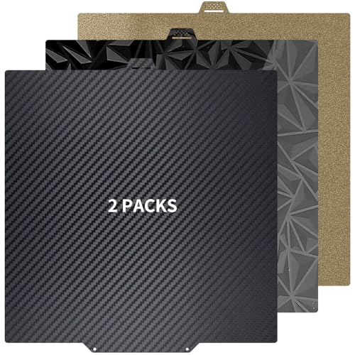 2-Pack Q2 Build Plate and Textured PEI Sheet 280x280mm - size: 280x280mm-Q2-2pcs