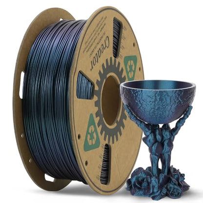 Creator High Speed PLA 3D Printer Filament 1.75mm+/- 0.02mm, Burnt Titanium Filament PLA for 500mm/s Fast Printing, Chameleon 3D Printing Filament 1kg Spool (Burnt Titanium) - color: Hs Pla Burnt Titanium
