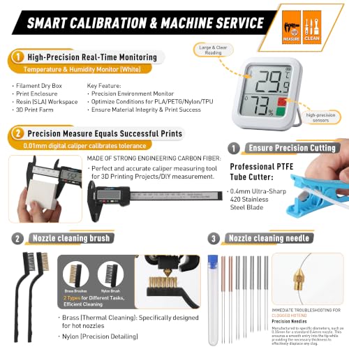 70 PCS 3D Printer Tool Kit, 3D Printer Accessories & Cleaning Kit