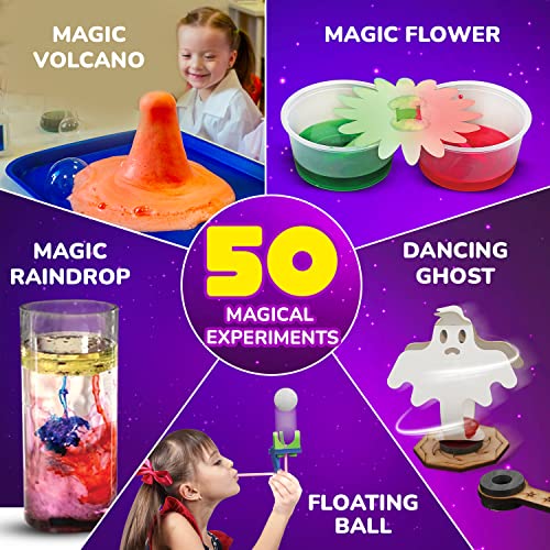 Smartivity Magic Science Kit for Kids Ages 4, 5, 6, 7, 8 Years | 50+ Amazing Science Experiments I Birthday Gifts for Boys & Girls | I Educational Toy for Kids Age 4-8 Years Old - style: Magic of Science