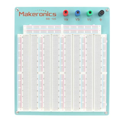 Makeronics 3220 Tie-Points Solderless Breadboard Blue