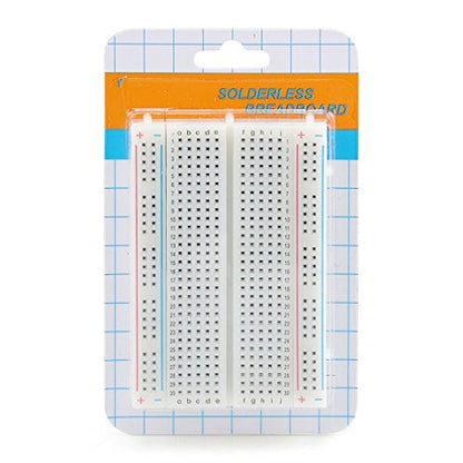 HiLetgo 3pcs 400 Ties Mini Solderless Breadboard Universal 400 Contacts Solderless Breadboard 400 Points Prototyping Shield for Electronics Testig DIY (Pack of 3) - size: Small (Pack of 3)