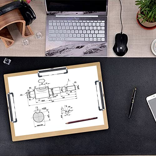 Acocony 11x17 Clipboard Three Clip Extra Large Clipboard Hardboard 11 x 17 Clipping Board Log Color Pack of 1