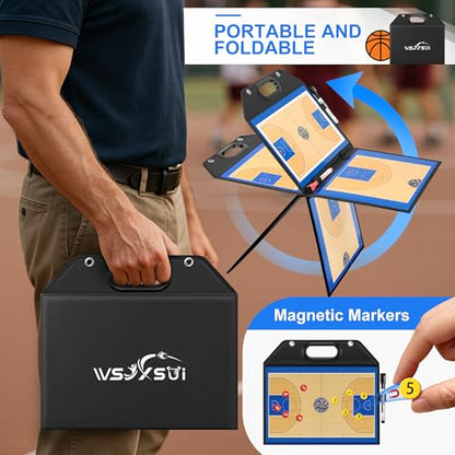 Basketball Coaching Board, Magnetic Basketball Board for Coaches - style: Basketball