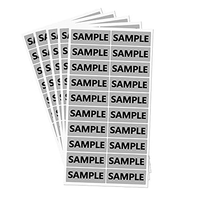 Sample Inventory Stickers Labels, 1.5x0.5 Inches, 600 Pcs - size: 1.5x0.5 Inch