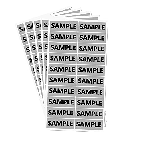 Sample Inventory Stickers Labels, 1.5x0.5 Inches, 600 Pcs - size: 1.5x0.5 Inch