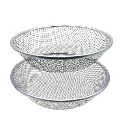 2PCS Soil Sifter for Gardening, Rock Sifter for 5gallon,Compost Sifter Dirt Sifter,Captures Dirt Rocks Sawdust - color: 2PCS (1/4in, 1/8in)