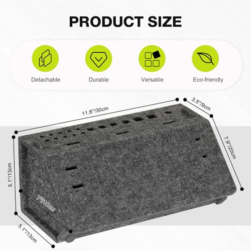 DOLLAR BOSS 3D Printer Tools Storage Box, 12" x 8" x 5", Desktop Organizer - size: 3D Printer Tools Storage Box