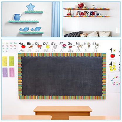 Containlol 118ft Bulletin Board Border Classroom Border, Geometric Style - style: Geometric Style