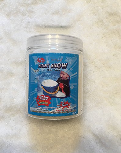 16 Ounce Brand Instant Fake Snow Polymer Will Make 8 Gallons of Fluffy Snow