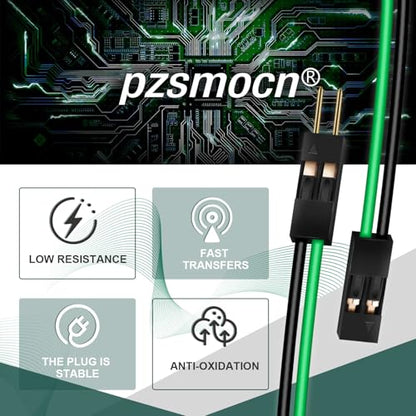 20 Sets / 80 Pcs for Dupont 2.54mm 2-Pin Male-Female Connector Kit - size: 2-Pin, style: Female to Male