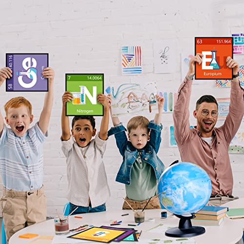 Zonon 10 Pcs Science Posters for Classroom for Elementary,Colorful