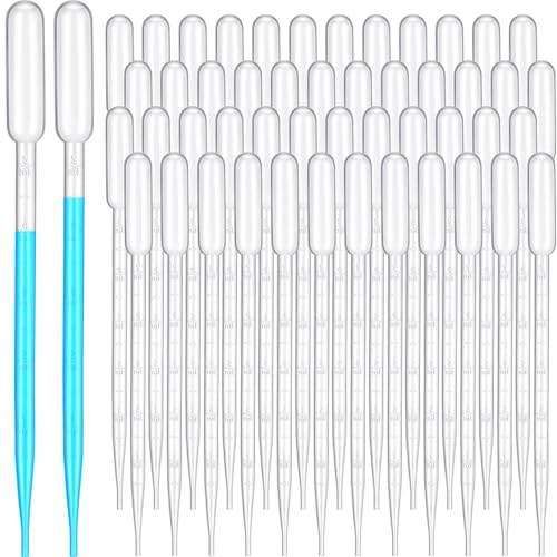Kingdder 3000 Pcs Plastic Transfer Pipettes, 5 Ml Graduated Disposable - size: 5 ml