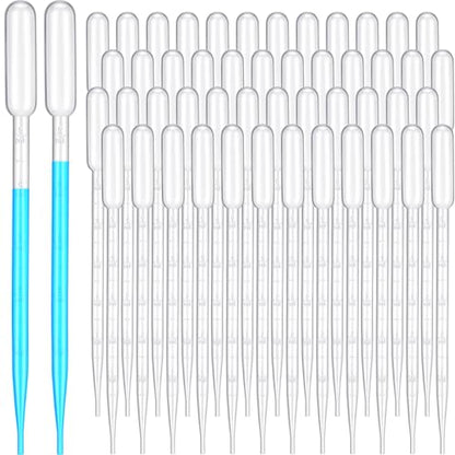 Kingdder 3000 Pcs Plastic Transfer Pipettes, 5 Ml Graduated Disposable - size: 5 ml