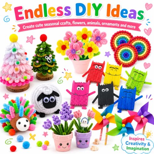 Arts and Crafts Supplies for Kids - Toddler Crafts Kits with Glue Stick - size: Storage Box Set (Extra Large)