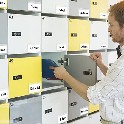 100 Pack Self-Adhesive 3" x 5" Index Card Pockets Clear Lables Holder - size: 100pack 3 x 5 Inches