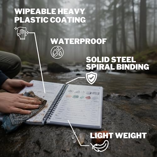 New England Rocks And Minerals Identification Field Guide | Waterproof