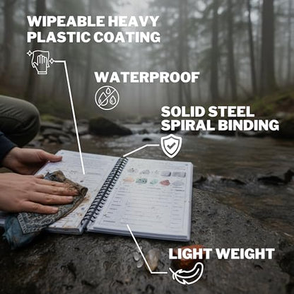 New England Rocks And Minerals Identification Field Guide | Waterproof