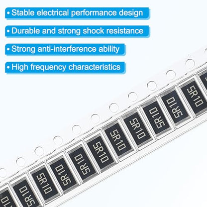 PATIKIL 2512 Surface Mount Device Chip Resistor Kit, 20Pcs 5.1 Ohm 1% Tolerance 1W DIY Resistor Ceramic Resistance Assortment Kits for Electronic Products - style: 5.1 Ohm