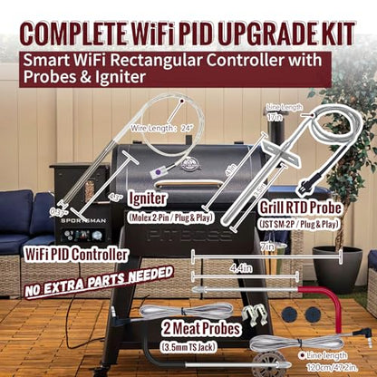 ±1°F WiFi PID APP Control Complete Kit for Pit Boss 440-1600