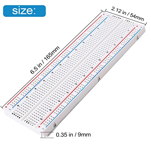 3 Set of Solderless Prototype Breadboard 830 tie Points Breadboard - size: 3x830