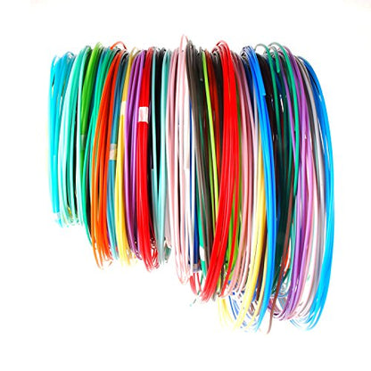 3D Pen PLA Filament Refills 1.75mm, 16 Colors, 10 Foot per Color, Total 160 Foot - color: 16 Most Popular Colors