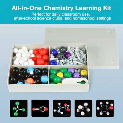 240 PCS Chemistry Molecular Model Kit for STEM Science Education Lab Gift