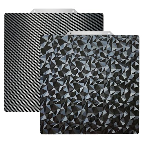 JUUPINE PEO+PET Sheet 310x310mm, Double Sided PEO PET Build Plate Spring Steel Plate for CR10,CR10S,Artillery Sidewinder X1, Sidewinder X2, Anet A8 Plus, Longer LK, LK5 Pro - color: PEO+PET(No Magnetic Sticker), size: 310x310mm