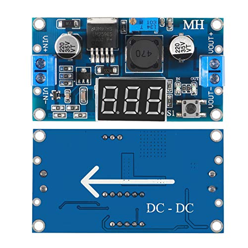5Pcs LM2596S DC-DC LM2596 with LED Display Voltmeter Buck Converter Step-Down Regulator 4.0-40V to 1.25-37V DC 36V to 24V to 12V to 5V Power Supply Module Compatible with Car Motor Buck - color: LM2596 LED