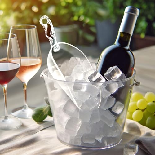 Amazing Abby - Elsa - 24-Ounce Plastic Ice Scoops (Set of 4), Plastic Utility Scoops, BPA-Free, Food-Grade, Shatter-Proof, Good for Kitchen and Restaurant, Perfect for Home and Commercial Use - style: 24 oz, 4-Pack