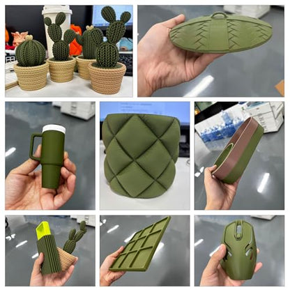 iSANMATE Matte PLA Filament 1.75mm Army Green PLA 30-300mm/s 1KG for Bambu - color: Army Green