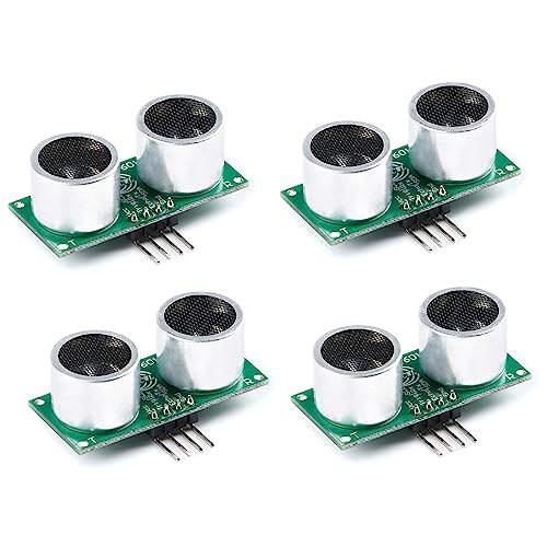 4Pcs RCWL-1601 Ultrasonic Ranging Sensor Module Compatible with HC-SR04 Ranging Sensor 2.2mA Wide Voltage 3V 5V