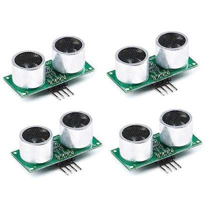 4Pcs RCWL-1601 Ultrasonic Ranging Sensor Module Compatible with HC-SR04 Ranging Sensor 2.2mA Wide Voltage 3V 5V