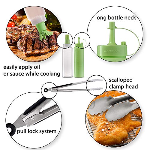 Metal Spatula Set of 4 - Griddle Accessories kit - Grill Flat Spatula Pancake Flipper Hamburger Turner - Metal Utensil Great for BBQ Grill Flat Top Cast Iron Griddle - color: WH 4pcs Mixed
