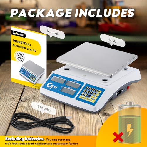 CGOLDENWALL Industrial Counting Scale 66lb/30kg Digital Inventory Scale