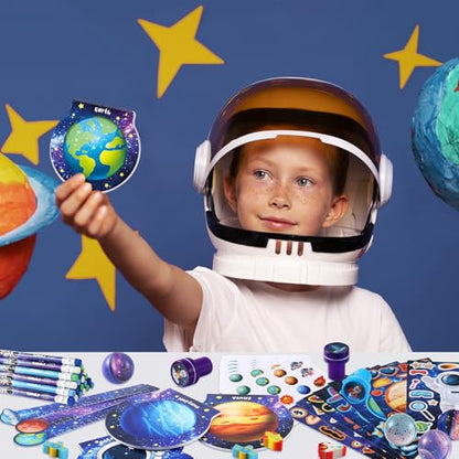 BenLouis 108Pcs Outer Space Stationery Set Party Favors for Kids