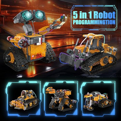 STEM Robotics Kit for Kids 8-12, APP & Remote Control Robot Building Kits