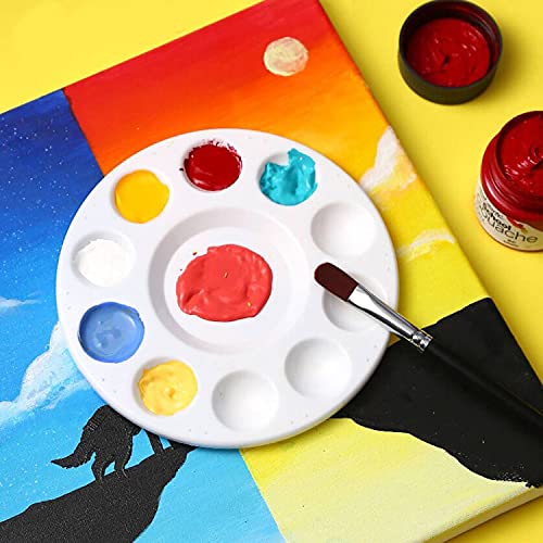 Paint Tray Palette,60pcs Paint Trays for Kids,Plastic Paint Pallet or Pupils to Painting,DIY Craft,Play Party at Home,Kindergarten or School - size: 60pcs