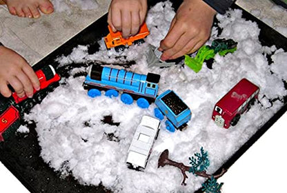 Science Gone Fun 40 Packs of Instant Snow Powder - Makes About 160 Cups of Fluff Artificial Snow, for Christmas Village Displays, Holiday, Decoration Winter Crafts, and Great Stocking Stuffers