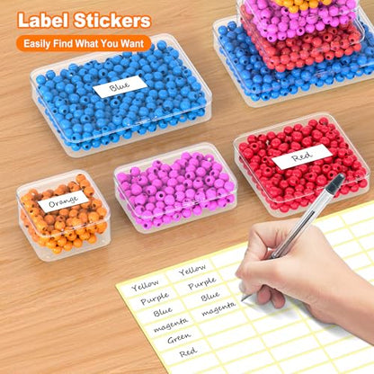 8 Pack 4.92 x 3.94 x 1.02 inch Clear Plastic Storage Containers with Lids - color: 8 PCS, size: 12.5 x 10 x 2.6 inch