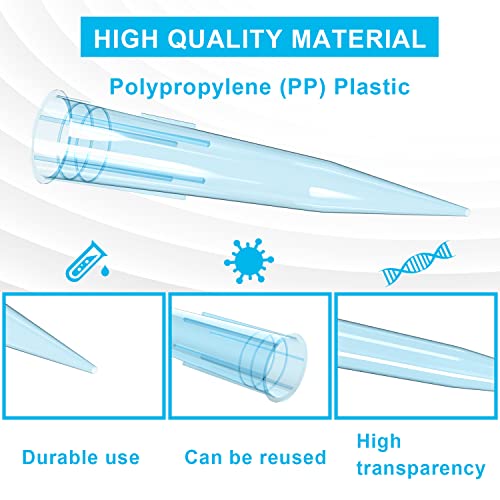 ONiLAB 1000µL Universal Pipette Tips, 500 Pcs, Autoclavable - size: 1mL(500PCS)