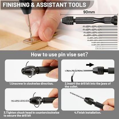 3D Printing Tool Set, 58Pcs 3D Printer Accessories with Deburring Tools, Removal Scrapers, Blades, Pliers, Wrenches, Brushes, Suitable for 3D Printed Finishing, Deburring and Cleaning