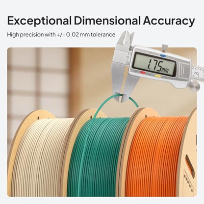 ELEGOO RFID PLA 3D Printer Filament 1.75mm Brown 1KG - color: Rfid Brown